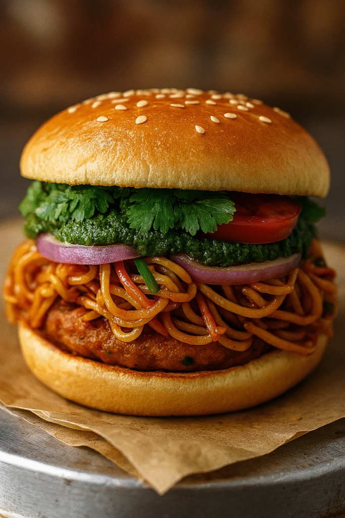 noodle burger